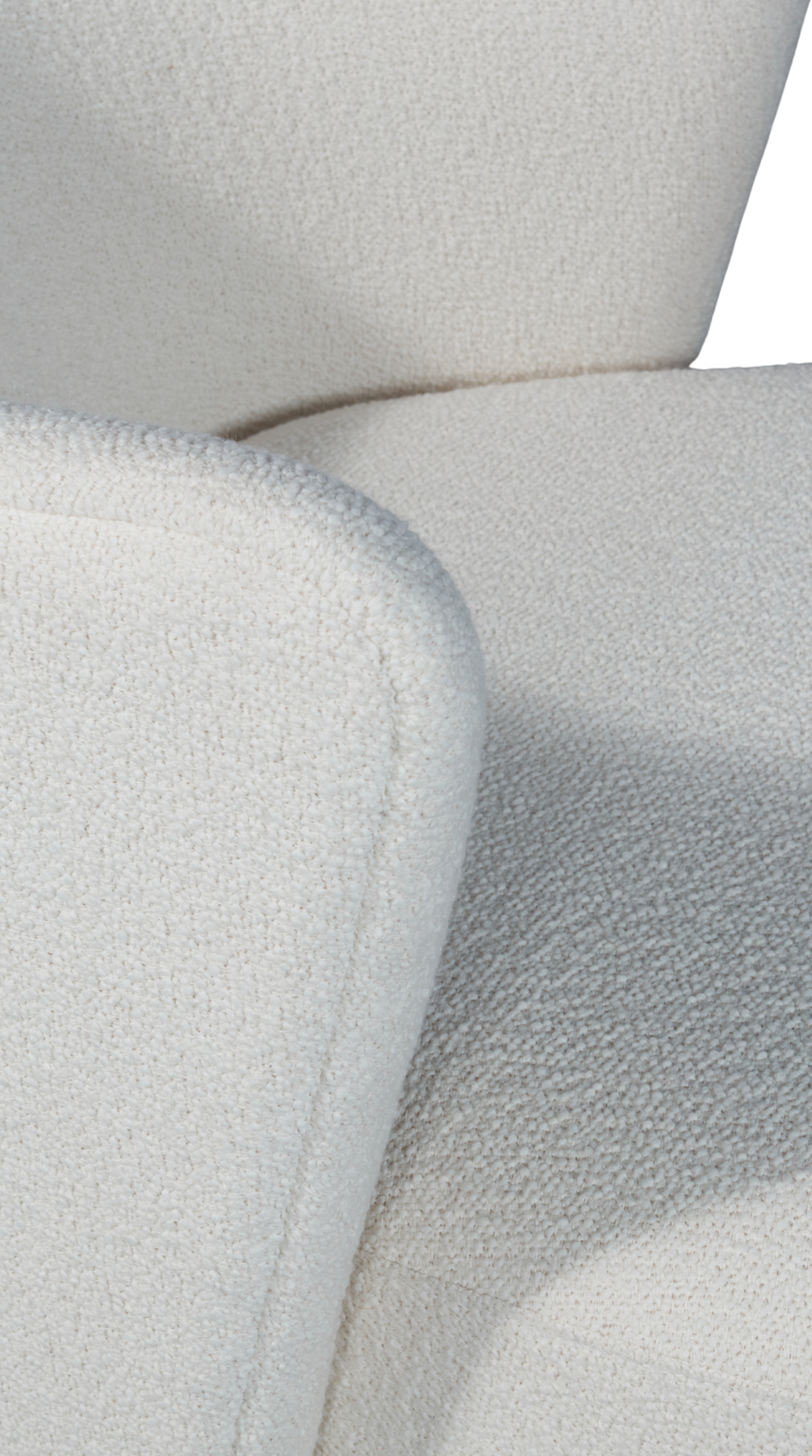 Lara (Espaldar) Classic Chair - w Swivel, Italian Boucle Natural