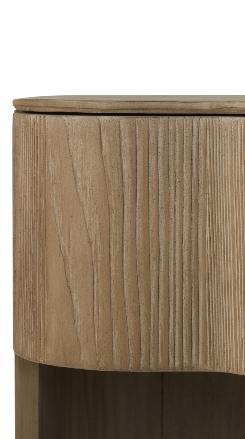 Kyoto Nightstand - Open, 32W - Finish Greige Fir