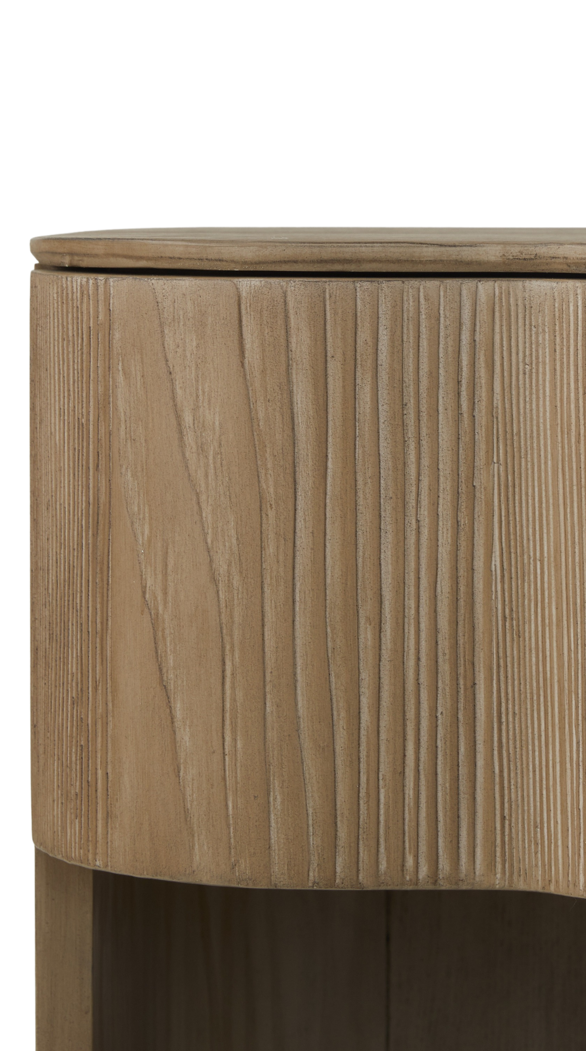 Kyoto Nightstand - Open, 32W - Finish Greige Fir
