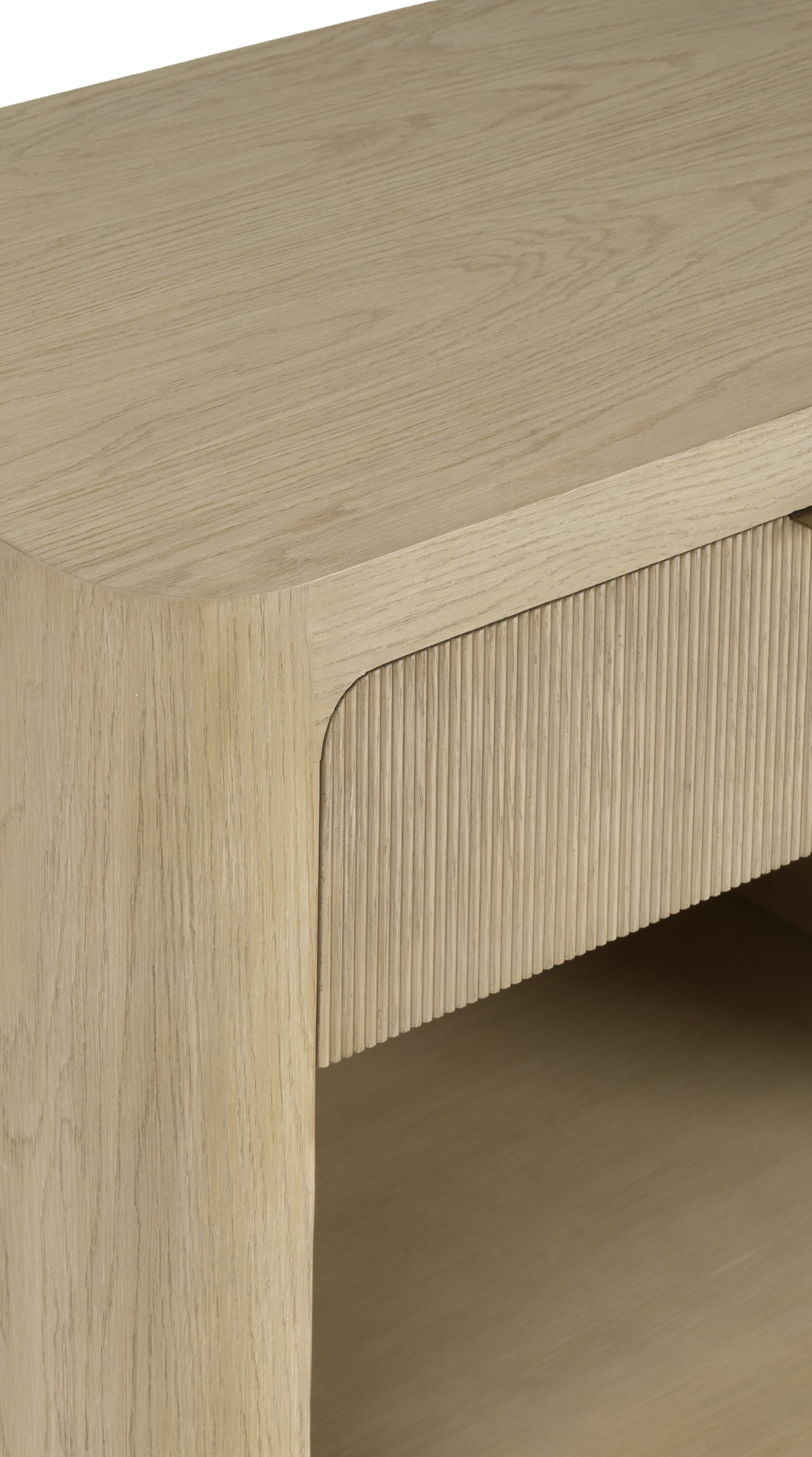 Sedona Nightstand - Open, 32W - Finish Greige Oak