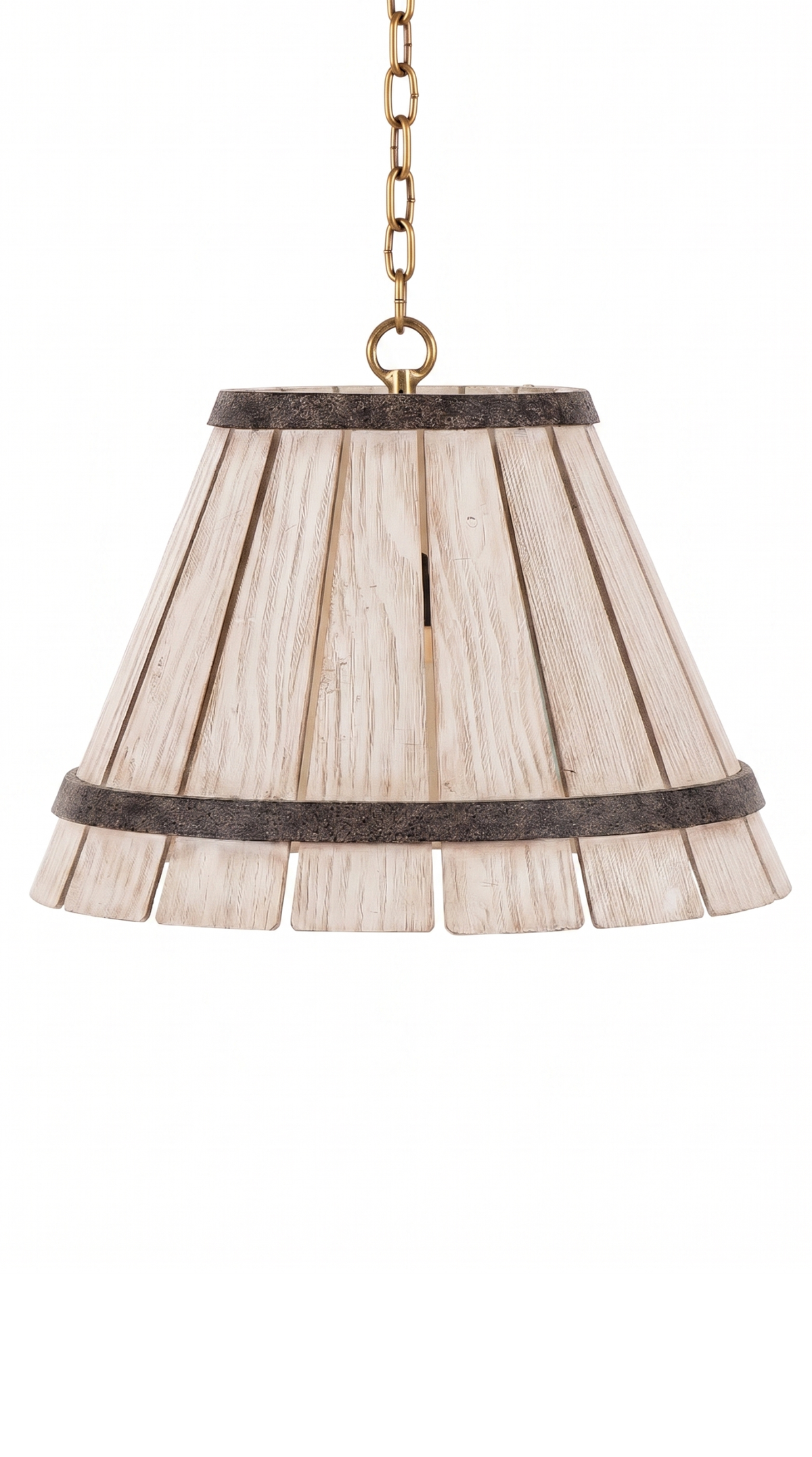 White Chip hanging shades
