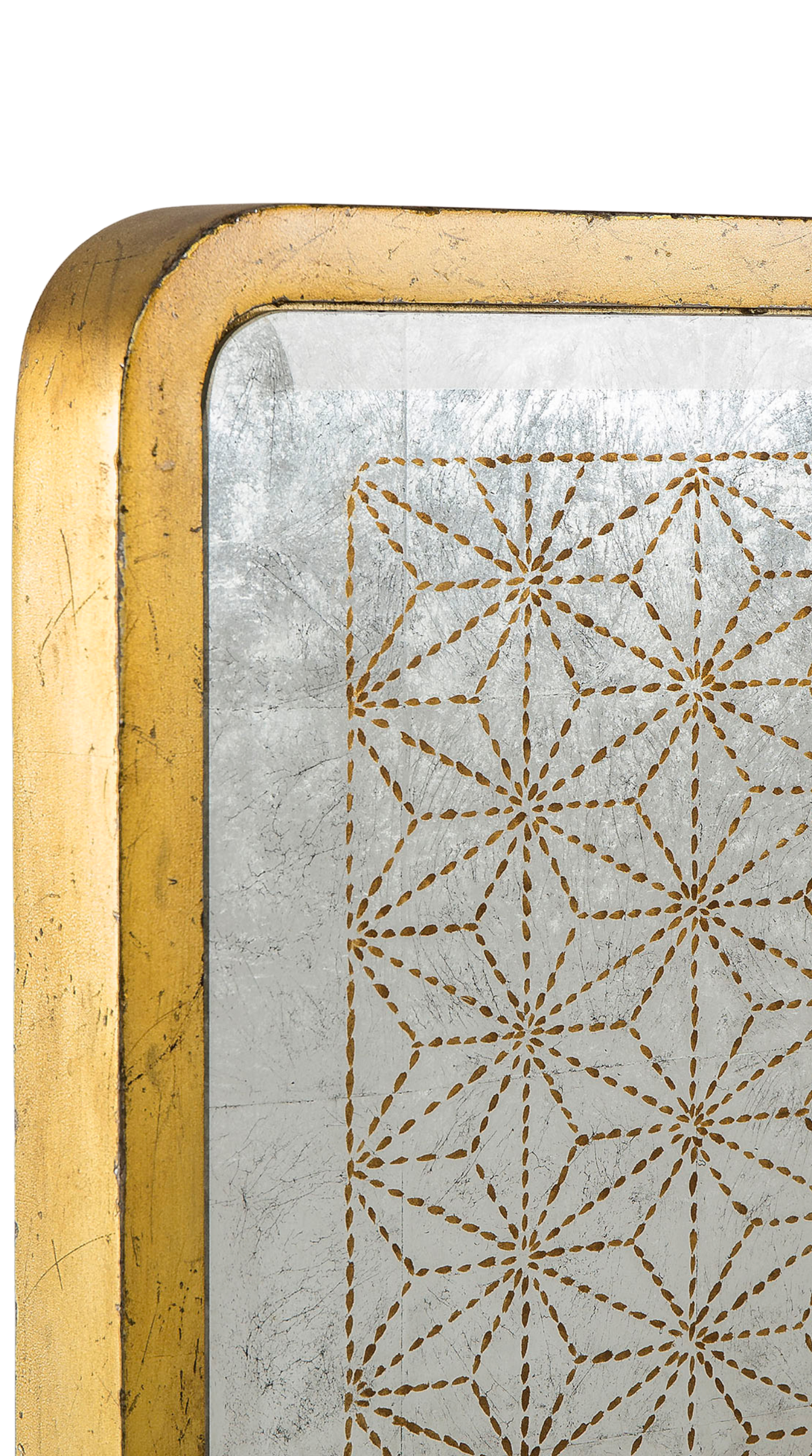 Gilded Star Mirror Bed