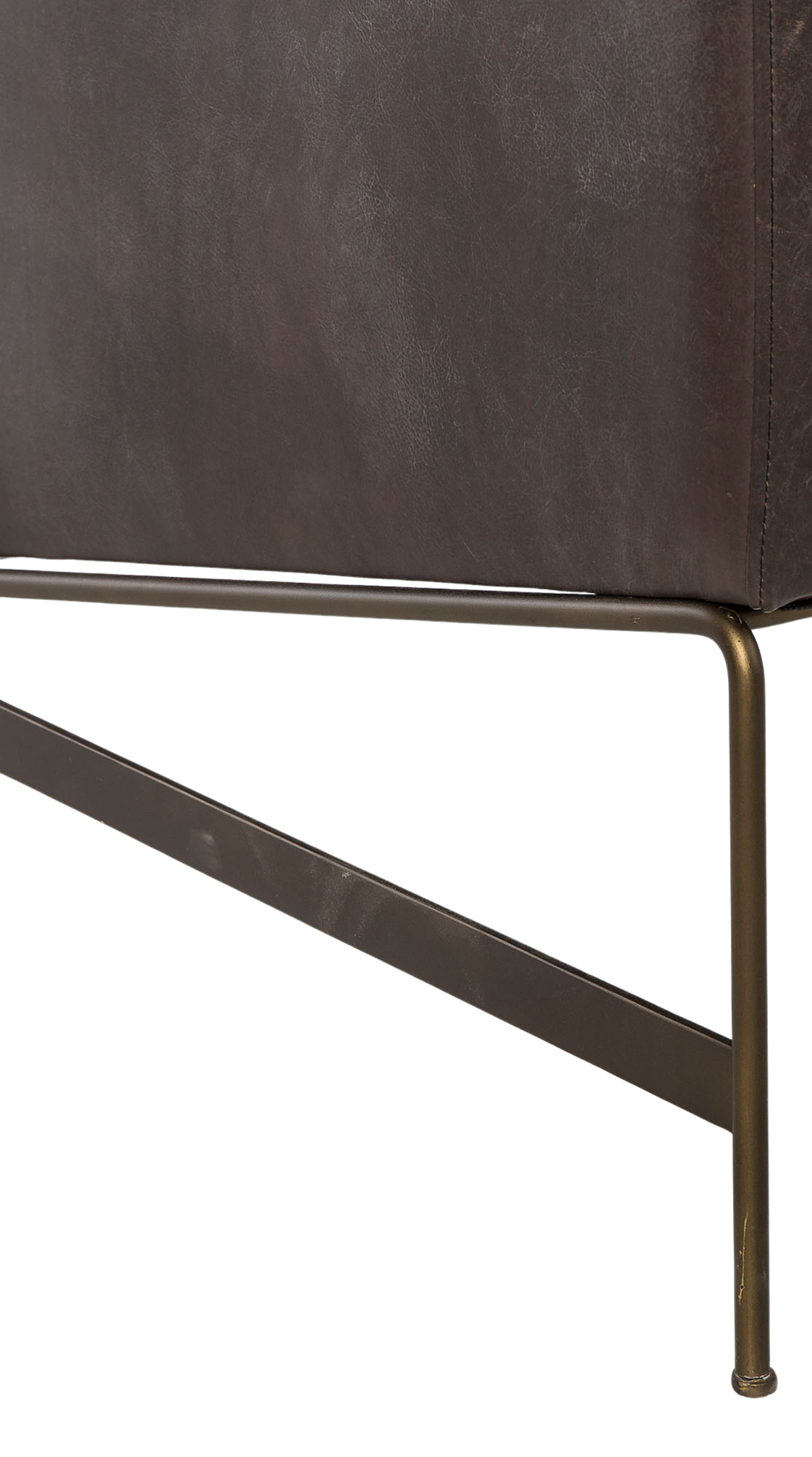 Vanessa Chair - Destroyed Black Leather