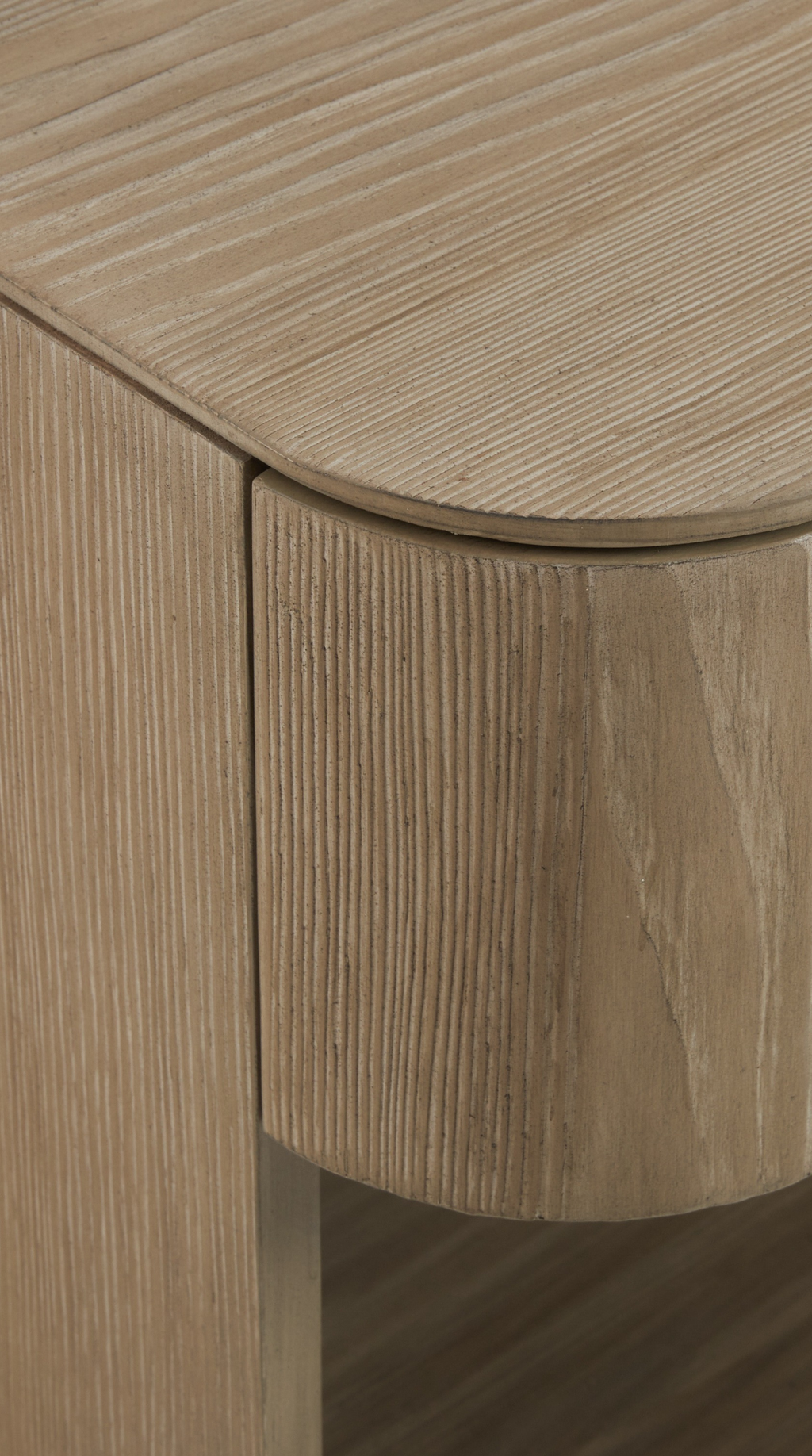 Kyoto Nightstand - Open, 32W - Finish Greige Fir