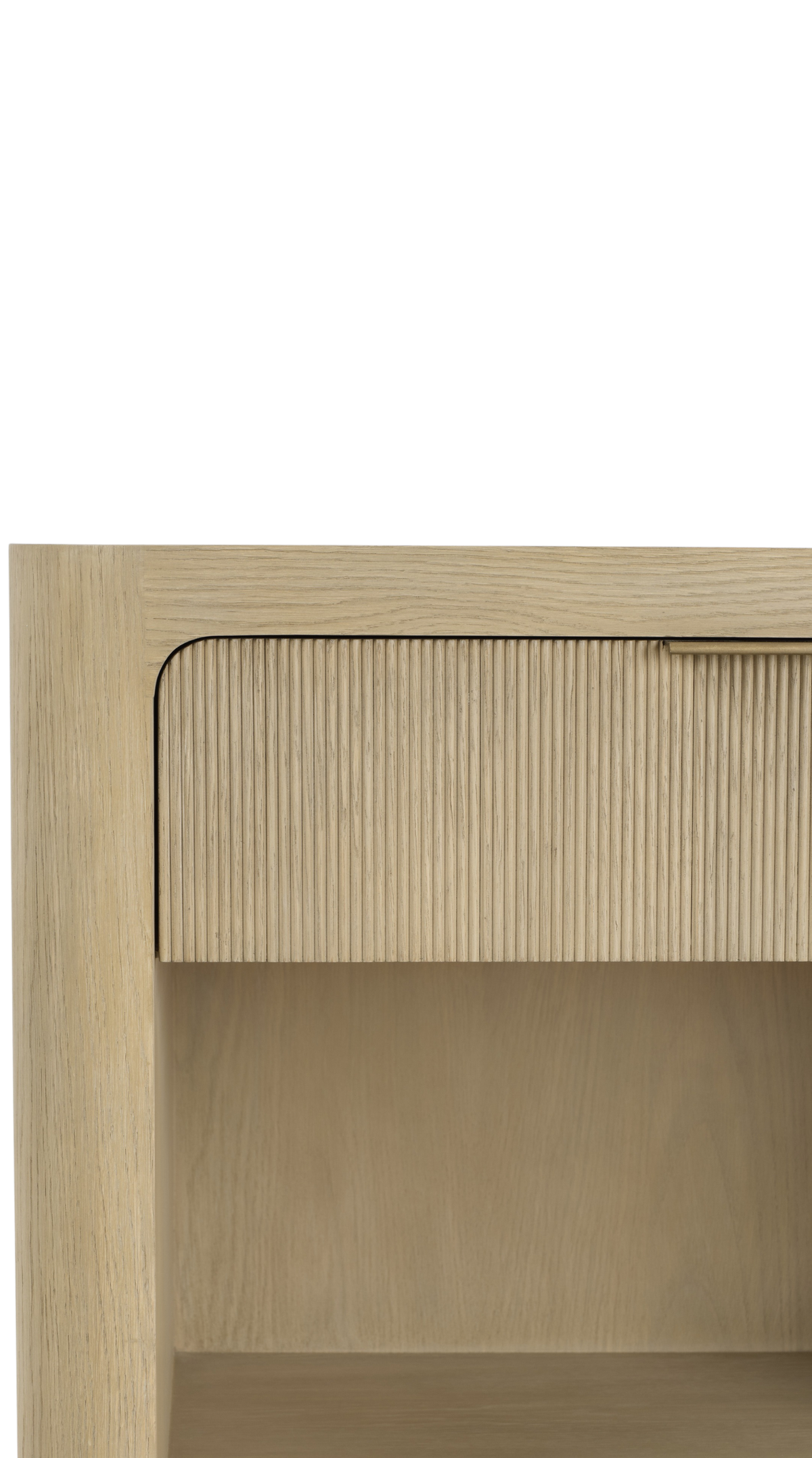 Sedona Nightstand - Open, 32W - Finish Greige Oak