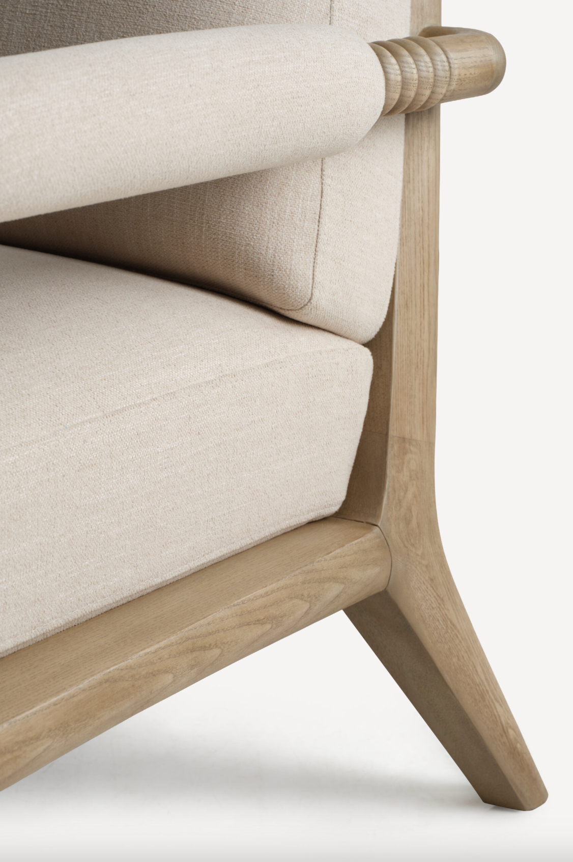 Samuel Chair - Custard Fabric