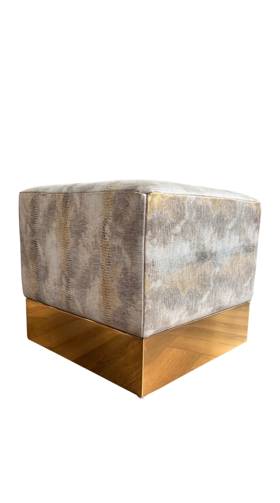 Morrison Stool - Square, M&G Leather